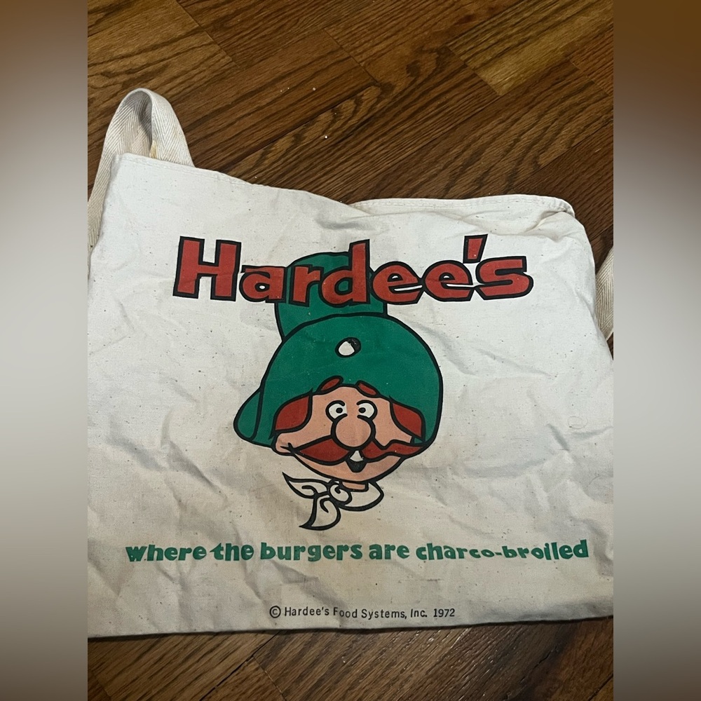 Vintage 1972  Gilbert Giddyup Hardee’s Restaurant Bag Sack Backpack collectible
